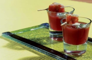 Shot de tomates